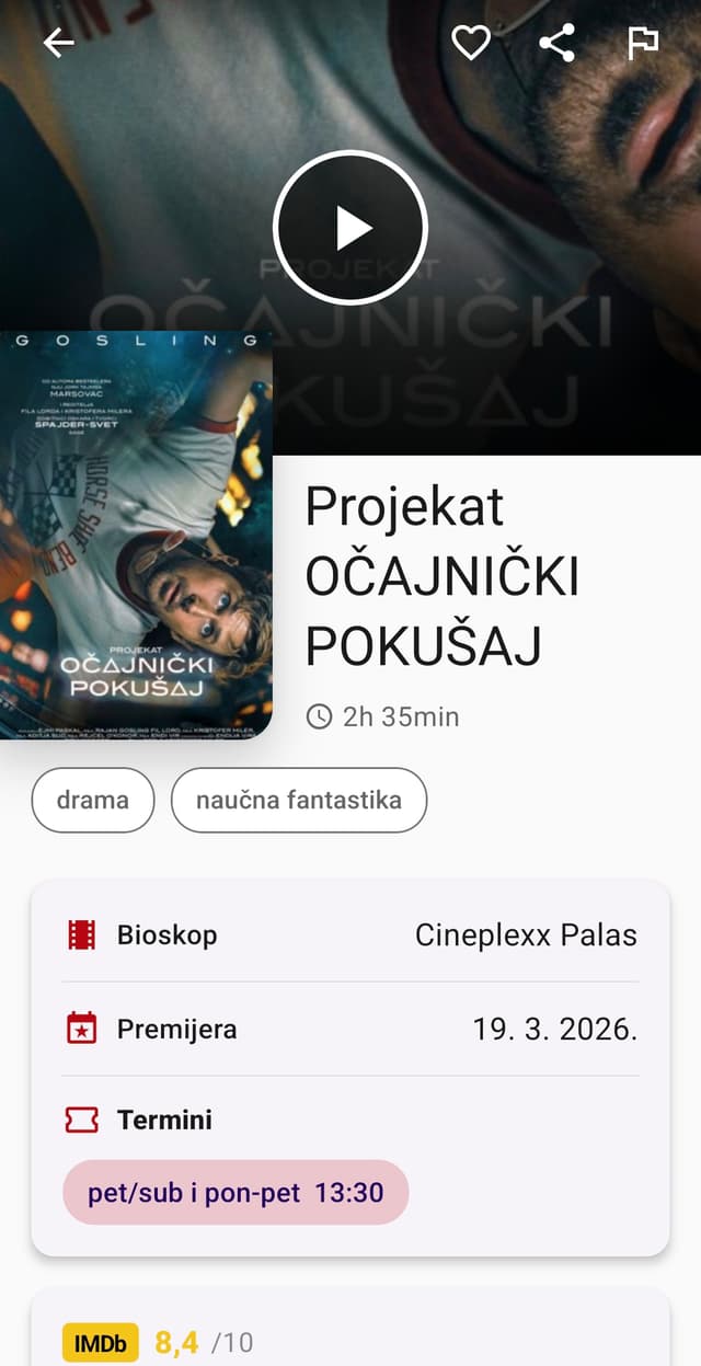 Večeras light theme